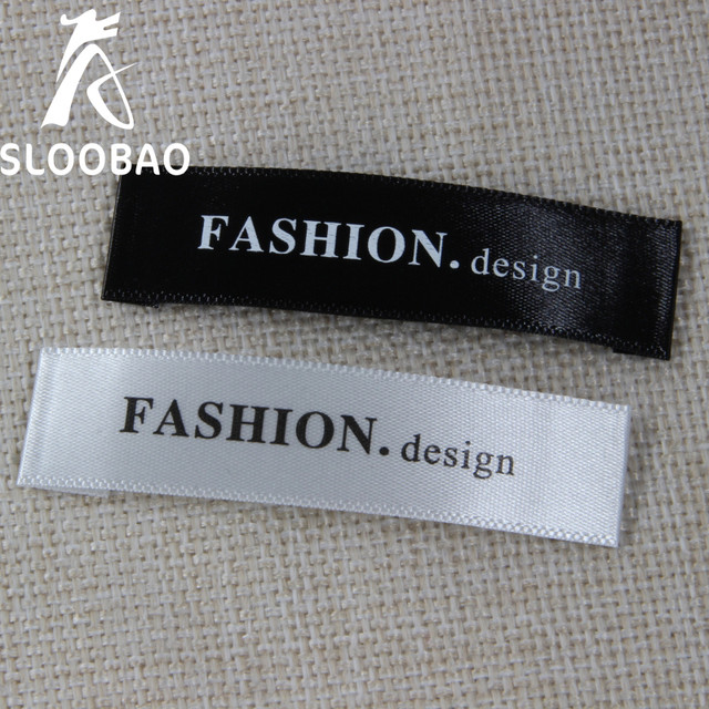 Customized Satin Label Main Label White Washable Name Labels Garment Fabric  Tags Marker Set For Clothes Sewing Accessories - Garment Labels - AliExpress